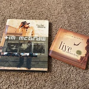 Tim McGraw books with c.d